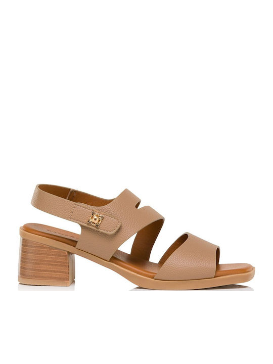 Dame Rose Damen Sandalen Khakifarbene