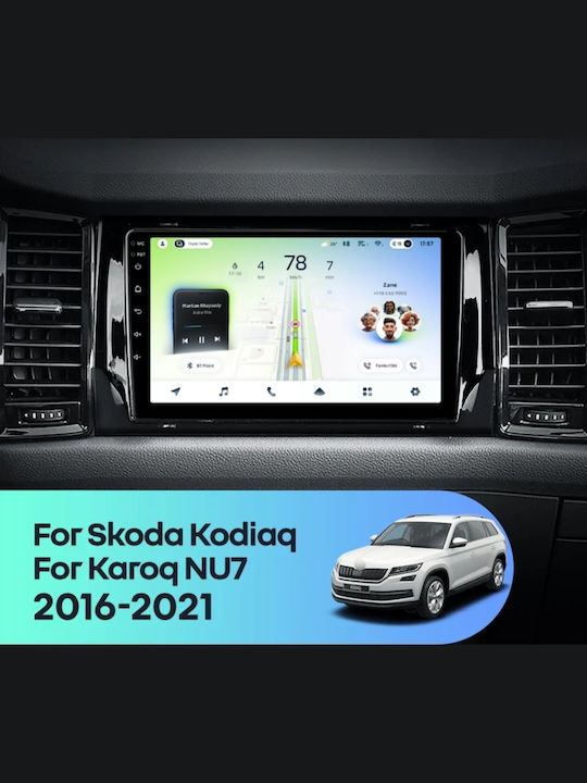 Teyes Cc4l Dts Navigație Auto Skoda Kodiaq 2017-2021 6+64gb 9" Qled Qualcomm 2ghz Android 4g Bluetooth 5.1 Dsp Variantă A