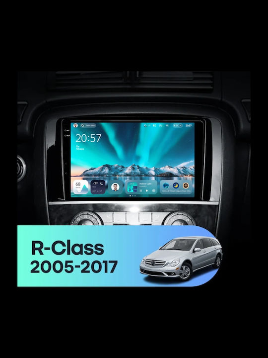 Teyes Cc4 Navigație Auto Mercedes-Benz Clasa R W251 2005-2017 6+64GB 9,5" QLED Octa-Core 2,7GHz Android 4G Bluetooth 5.1 DSP Variantă A