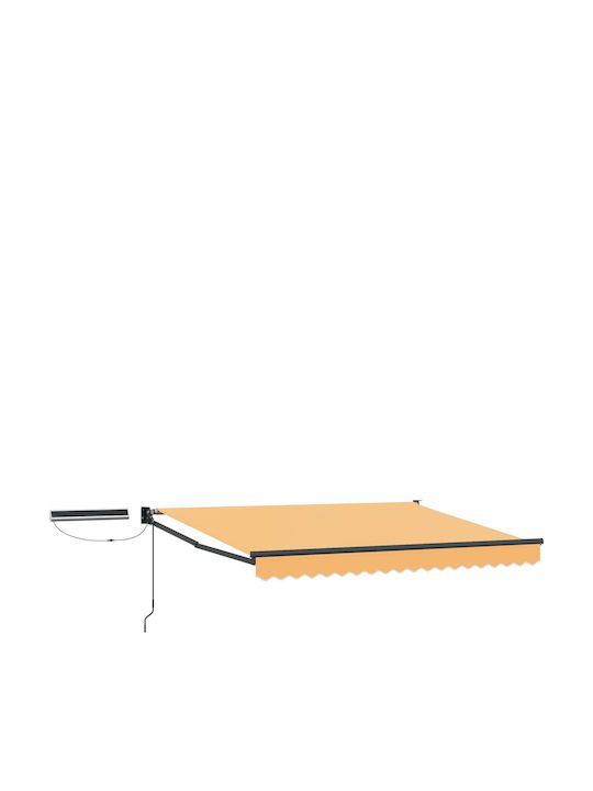 vidaXL Terrasse Markise mit LEDs Beiges 2,5x2m