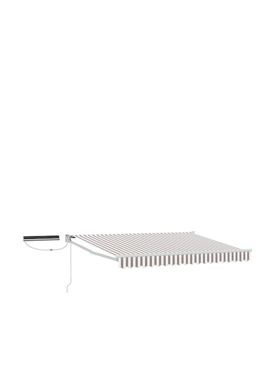 vidaXL Terrasse Zelt mit LEDs Graues 3x2.5m