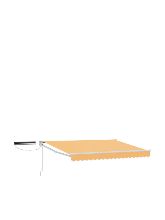 vidaXL Τέντα Βεράντας με Led Μπεζ 3.5x2m