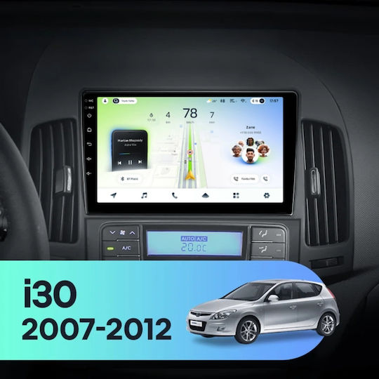 Teyes Cc4l Dts Navigație Auto Hyundai I30 2007-2012 6+64gb 9" Qled Qualcomm 2ghz Android 4g Bluetooth 5.1 Dsp Variant B