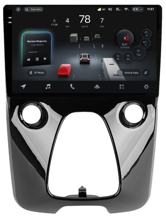 Navigație Auto Asistență AI Teyes Cc4 Pro Peugeot 108 2014-2021 8+128GB 10.36" QLED Android 13 5G 7.1 DSP CarPlay