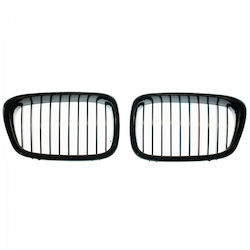 BMW 5 E39 1996.01-2003 Autostoßstangen Schwarz Glänzend Set 2 Stück 3 Farbige Streifen Tuning Rechts Links BMW 5 E39 1996.01-2003 Autostoßstangen Schwarz Glänzend Set 2 Stück 3 Farbige Streifen Tuning Rechts Links
