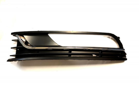 VW Passat 2010.11 Решетка на Бронята 2 Хромирани Ленти Отвори Ляво Халогени Trendline B7