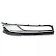 VW Passat 2010.11 Bumper Grille 2 Chrome Strips Fog Light Holes Left Highline A