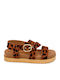 Дамски Сандали Flatforms Кафяви SI-5232-26FL-ЛЕОПАРД