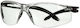 3M Safety Glasses Transparent Lens Protection SF501AF-BLK