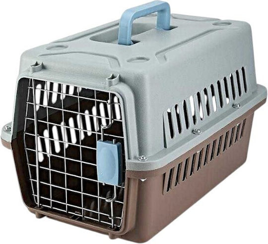 Cușcă de transport pentru câini maro 48x32x30cm