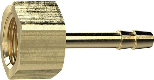 Syndesmos Rohrnippel Messing Innengewinde G 1/4" Innendurchmesser Rohr 6mm Riegler