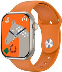 GUS-16 Smartwatch με Παλμογράφο (Πορτοκαλί)