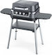 Rohnson Prime Elektrischer Grill Mit Beinen und Gerillter Platte 2600W Mit Deckel und Einstellbarem Thermostat 48.3x31.7cm