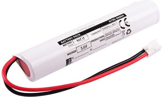 Intelight Werkzeugbatterie 3.6V mit Batteriekapazität 2Ah