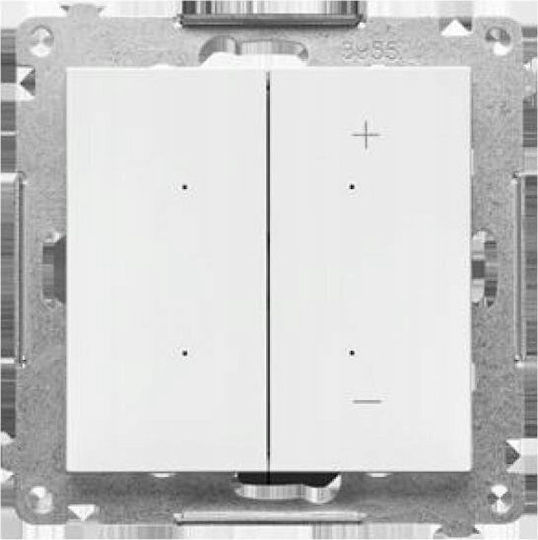 Kontakt-Simon Mecanism Pentru Comutator Cu Variator Dimmer În Culoare Albă