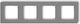 Karlik Mini Quadruple Frame Matt Grey 27mr-4