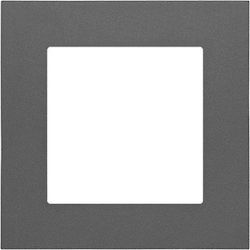 Simon 55 Cadru Comutare 1-Fold Linie Grafit Mat Tr1/116