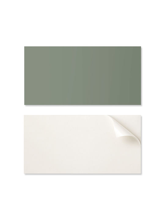 Set Vinyl Kacheln Dekoration Küche Oder Badezimmer Olive 10x40x20 cm