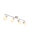 Globo Lighting Σποτ με 4 Φώτα και με Ντουί E14 σε Μπεζ Χρώμα