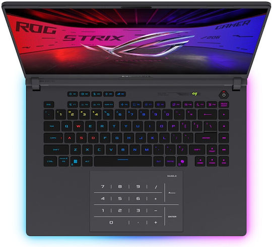 Asus ROG Strix G16 G615LH-S5047 16" FHD+ 165Hz (Ultra 7-255HX/16GB/512GB SSD/GeForce RTX 5050/W11 Home) Gri Eclipse (Tastatură US)