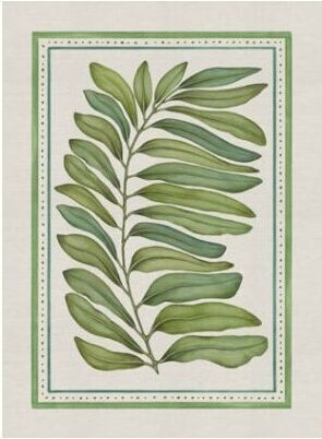 Tessitura Toscana Telerie Tamarindo Tea Towel In Green Colour