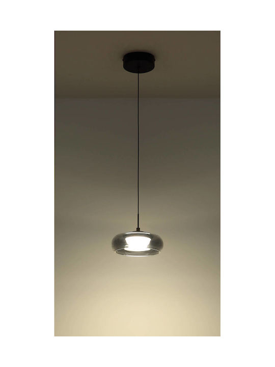 Globo Lighting Κρεμαστό Φωτιστικό Μαύρο LED με ...