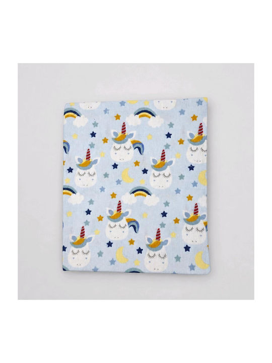 Kamtex Baby 136821-41 Baby Burp Cloth Light Blue 80x90cm