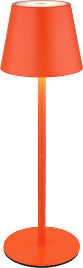 Globo Lighting Μεταλλικό Πορτατίφ LED με Κόκκινο Καπέλο και Βάση