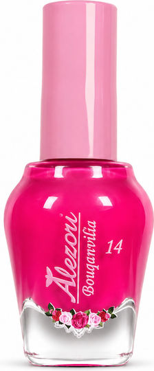 Alezori Glossy Βερνίκι Νυχιών Quick Dry Bouganvilia 15ml