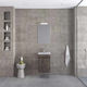 Furnibath Toledo 40 Waschtisch Mit Waschbecken & Spiegel B41xT60xH34cm Grau