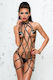 Women's Leather Dress Black