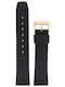 Tzevelion Leather Strap Black 18mm