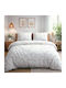 Darymex Cotton Duvet Cover Set 180x200cm Double With White Pillowcase
