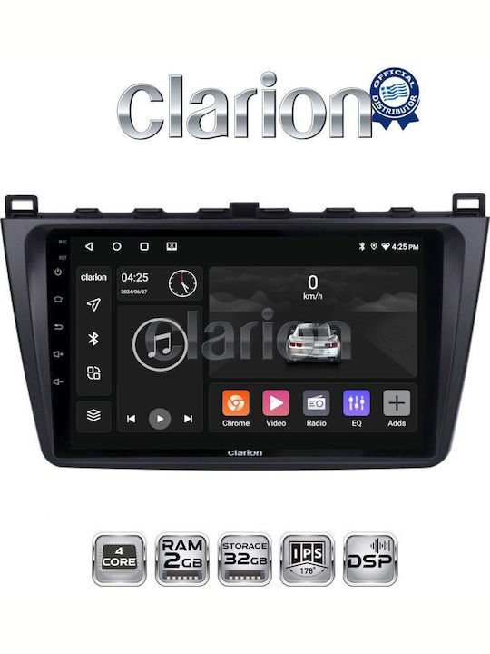Clarion Car Audio System for Mazda 6 2008>2012 Bluetooth USB WiFi GPS Apple CarPlay Android Auto
