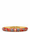 Awear Women's Handcuff Bracelet with Flower Design