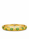 Awear Women's Handcuff Bracelet with Flower Design