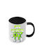 Mug Six-seven Black Handle Interior