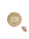 Tabletop Clock with Indicators Wooden with Alarm Clock Green JG-07156