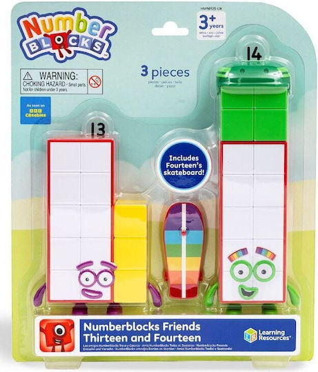 Learning Resources Educational Set - Number Blocks Εκπαιδευτικό Παιχνίδι Γράμματα & Αριθμοί για 3+ Ετών
