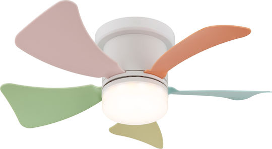 Globo Lighting Таванен вентилатор 40.6см с осветление