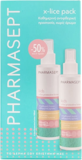 Pharmasept Antiflohmittel Set für Prävention Gegen Läuse 100ml 2Stücke