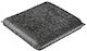Vileda Sponge Scourer Stainless Steel 10.5x10cm Pack/4 Pieces