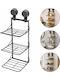 Wall Metal Shelf 17x18x46cm Grey