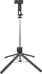 Linq Tripod Selfie Stick Quadripod 2.20m Bluetooth Remote Control Black