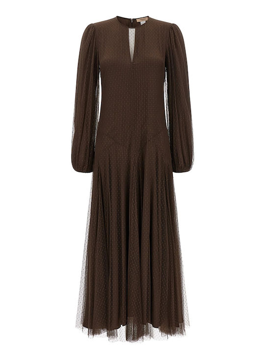 Twinset Maxi Dress Brown