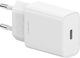 Cuktech Φορτιστής Χωρίς Καλώδιο GaN με Θύρα USB-C 20W Λευκός (HA716C)