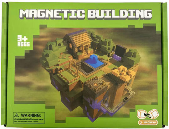 Toyland Magnetisches Spielzeug Bau- und Konstruktionsspielzeug Building Blocks Minecraft für Kinder ab 3 Jahren