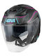 Givi X31 Черен/Тъмен Титан/Фуксия/Син Мат Каска за мотор Джет ECE 22.06 1450 гр
