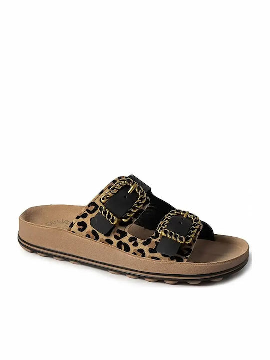 Fantasy Sandals Leather Women's Anatomic Black ...
