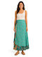 Maxi Women's Skirt Floral Verde